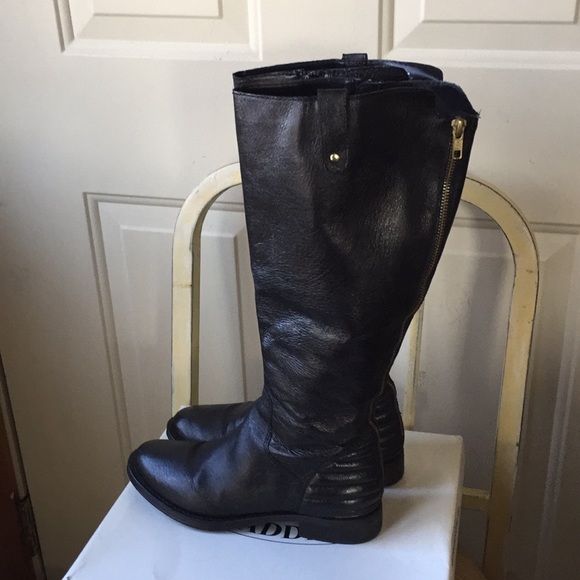Steve Madden Arries Boots Black Wide 